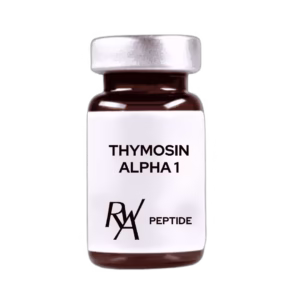 Thymosin Alpha-1 (TA1) 10mg research peptide vial for immune system support.