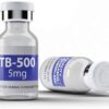 TB-500 5mg research-grade lyophilized peptide vial for tissue repair studies.