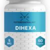 Dihexa research-grade synaptogenic compound vial for neurological research.