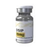 DSIP 5mg research-grade Delta Sleep-Inducing Peptide lyophilized vial.