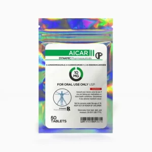 AICAR 10mg research-grade tablets (Acadesine) for AMPK activation and metabolic studies.