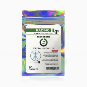 RAD140 10mg research-grade tablets (Testolone) for anabolic signaling studies.