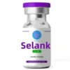 Selank 10mg research-grade lyophilized vial for anxiolytic research.