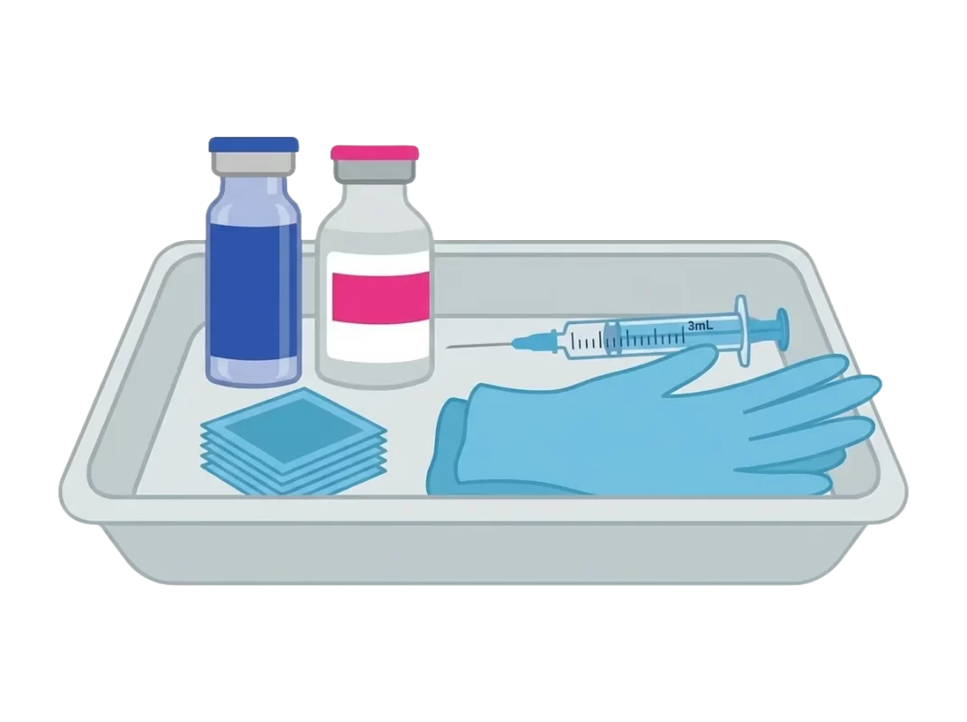 mixing tirzepatide and bac water